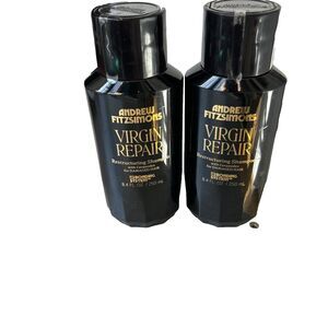 Andrew Fitzsimons LOT of 2 Virgin Repair Restructuring Shampoo  8.4 Fl Oz x 2